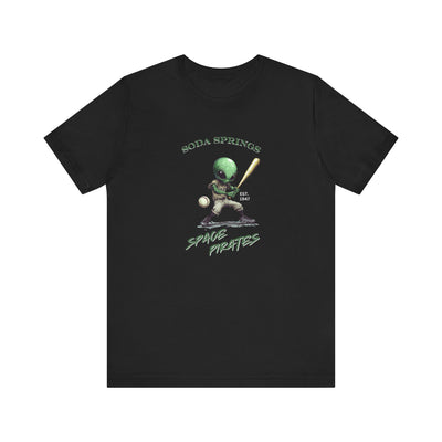 Soda Springs Space Pirates Alien Mascot Short Sleeve Tee